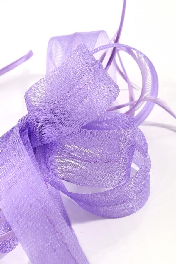 Carraig Donn Lilac Ribbon Hairband Fascinator