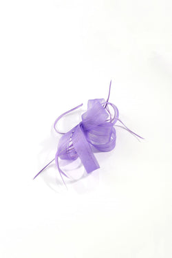 Carraig Donn Lilac Ribbon Hairband Fascinator