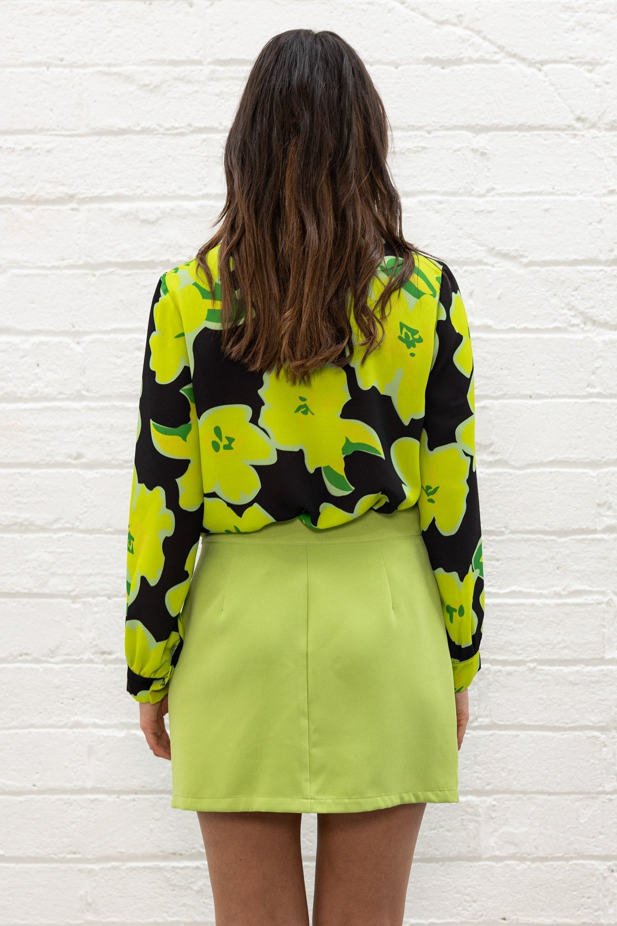 Lime Green Mini Skirt Ladies Mini Skirts Carraig Donn