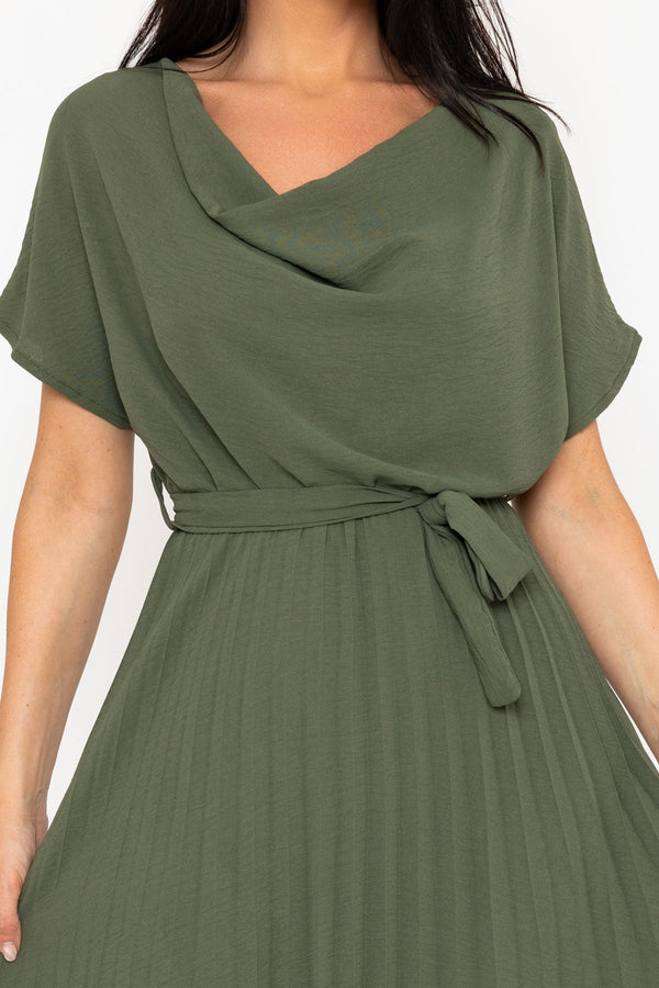 Carraig Donn Linda Khaki Midi Dress