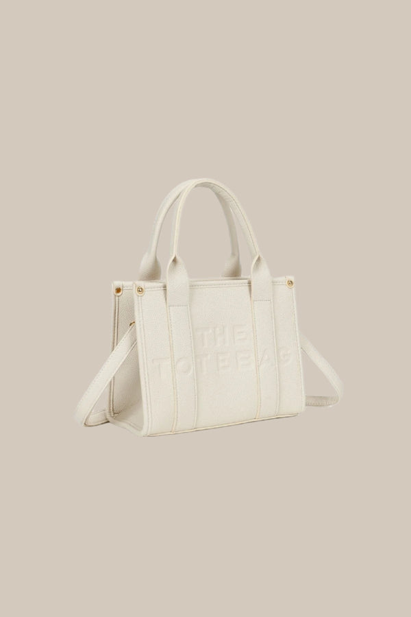 Carraig Donn Logo Tote Bag in Beige