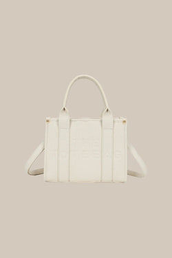 Carraig Donn Logo Tote Bag in Beige