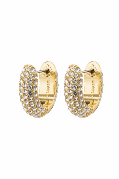 Carraig Donn Lona Chunky Crystal Huggie Earrings