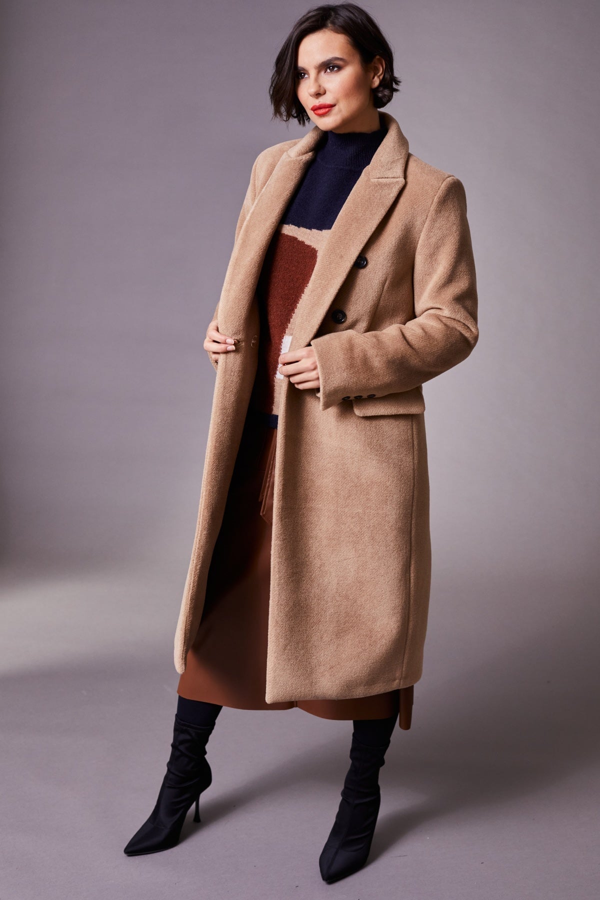 Camel coat hot sale women sale