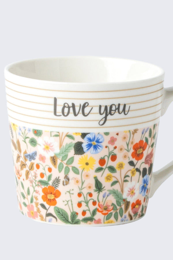 Carraig Donn Love You Floral Mug