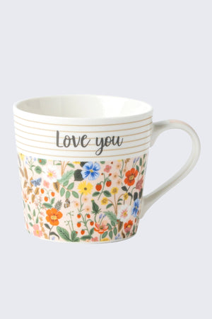 Love You Floral Mug