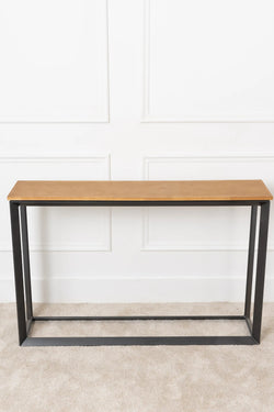 Carraig Donn Metal And Wood Console Table