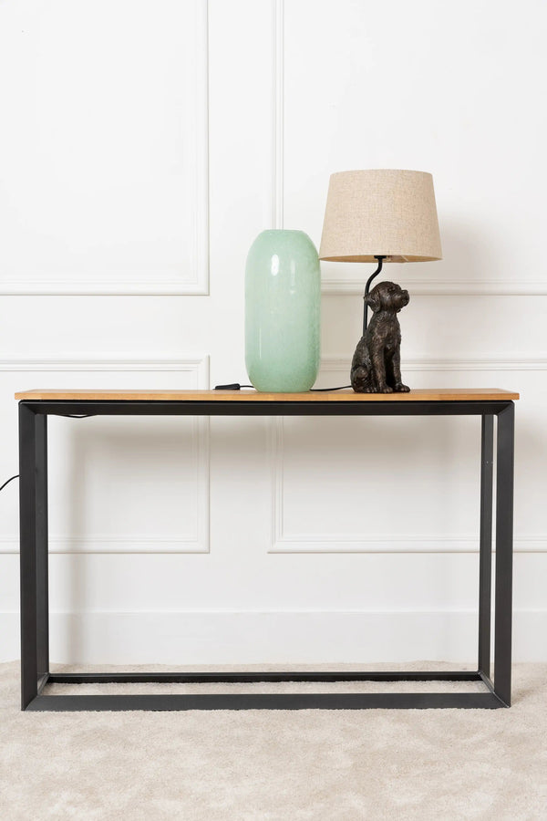 Carraig Donn Metal And Wood Console Table