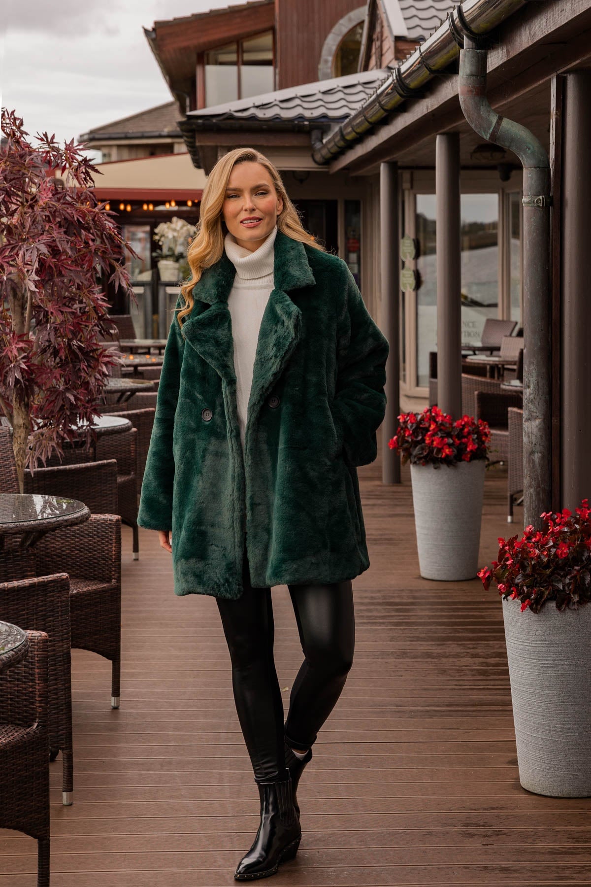 Michelle Jacket in Bottle Green | Jackets | Carraig Donn