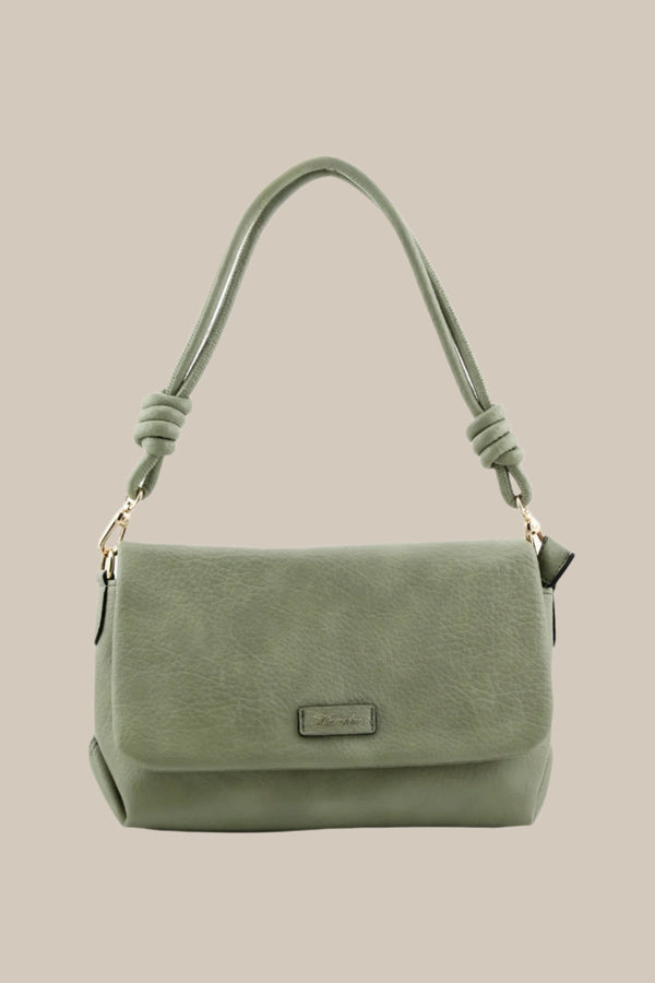 Carraig Donn Milan Shoulder Bag in Green