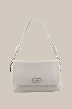 Carraig Donn Milan Shoulder Bag in White