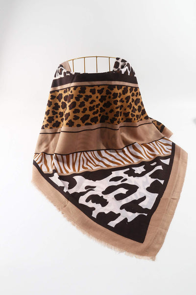 Carraig Donn Mix Animal Print Scarf