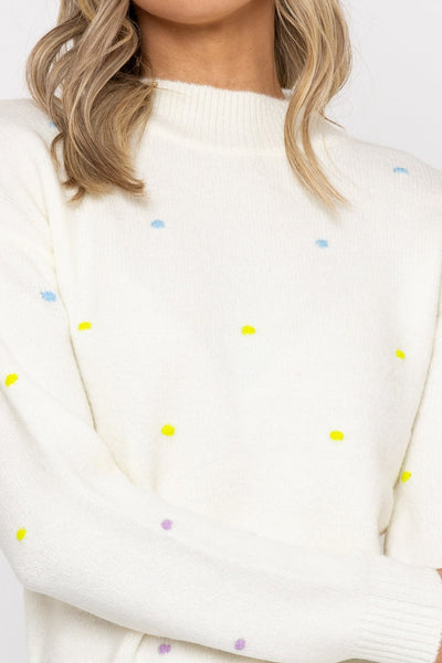 Carraig Donn Multicolour Dots Knit Jumper