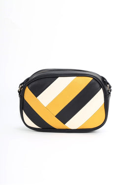 Carraig Donn Mustard Yellow Colour Panel Crossbody