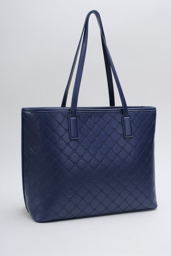 Carraig Donn Navy Embossed Large Tote Bag