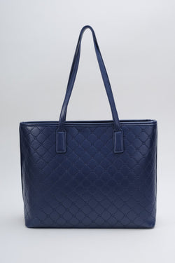 Carraig Donn Navy Embossed Large Tote Bag