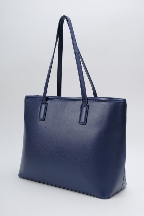 Carraig Donn Navy Embossed Large Tote Bag