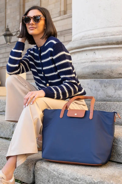 Carraig Donn Navy Nylon Weekender Tote Bag