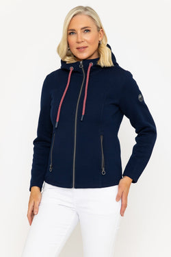 Carraig Donn Navy Pique Bonded Jacket