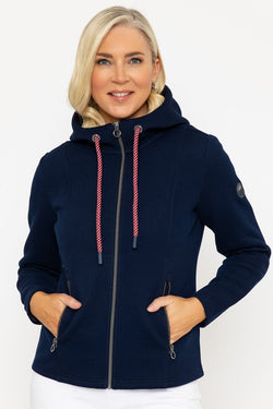 Carraig Donn Navy Pique Bonded Jacket