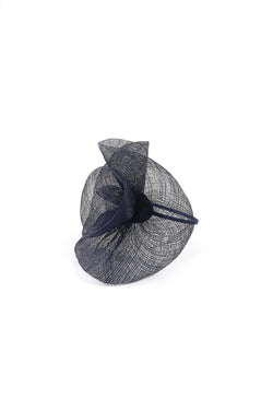 Carraig Donn Navy Pleated Fascinator