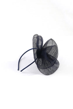 Carraig Donn Navy Pleated Fascinator