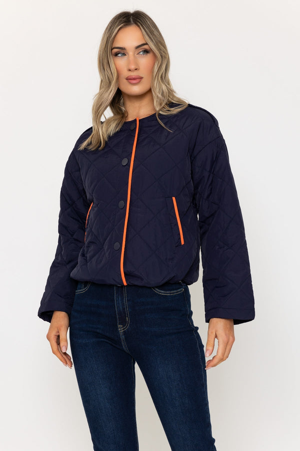 Carraig Donn Navy Quilted Padded Jacket