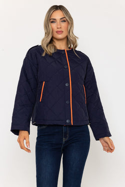 Carraig Donn Navy Quilted Padded Jacket