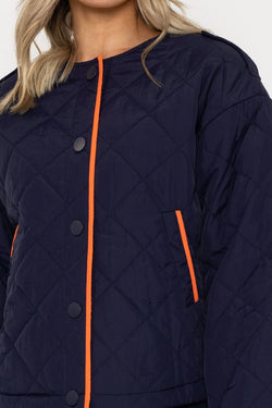 Carraig Donn Navy Quilted Padded Jacket