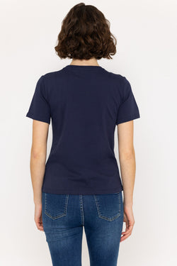 Carraig Donn Navy Super Soft Crew Neck Tee