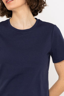 Carraig Donn Navy Super Soft Crew Neck Tee