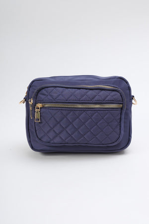 Nylon Camera Bag in Navy