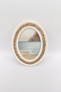 Carraig Donn Oval Rope Photo Frame 5x7inch