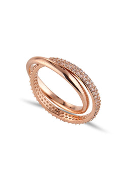 Carraig Donn Paola Rose Gold Ring in Size 7