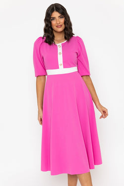 Carraig Donn Pink Imelda Midi Dress