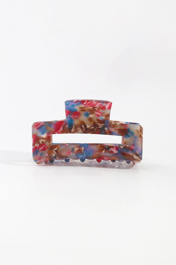 Carraig Donn Pink Marble Resin Hair Clip