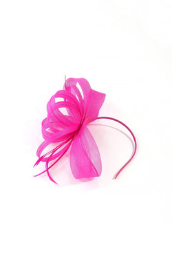 Carraig Donn Pink Ribbon Hairband Fascinator