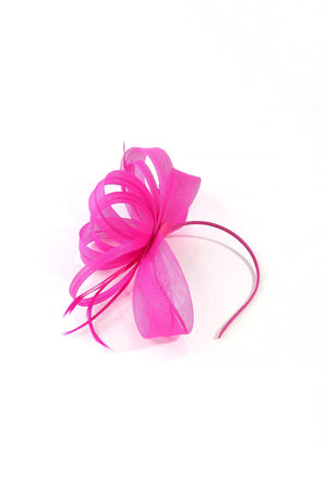 Pink Ribbon Hairband Fascinator