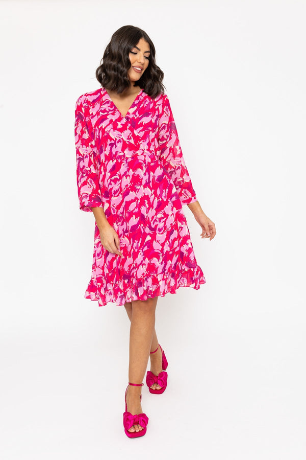 Carraig Donn Pink Roisin Knee Length Dress