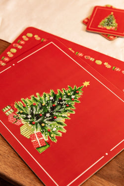 Carraig Donn Placemat Christmas Tree Set Of 6