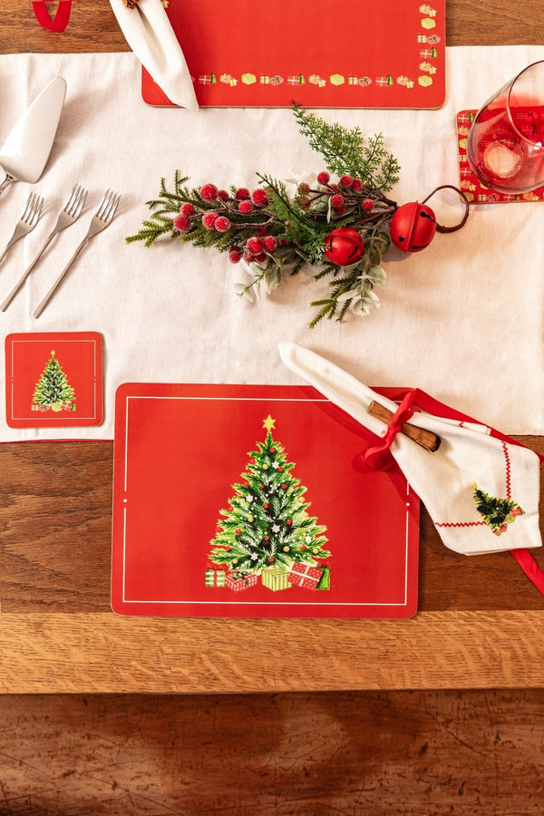 Carraig Donn Placemat Christmas Tree Set Of 6