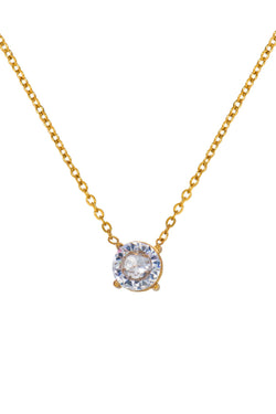 Carraig Donn Raelyn Solitaire Gold Necklace