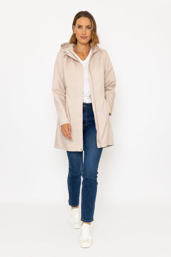 Carraig Donn Rain Mac in Beige