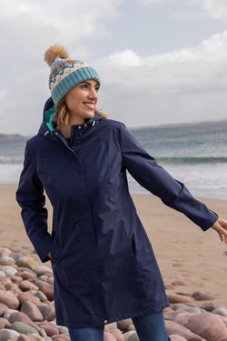 Carraig Donn Rain Mac in Navy