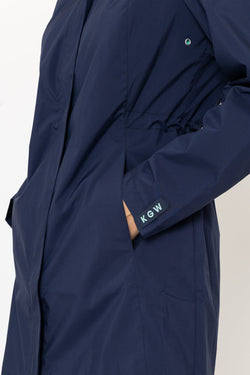 Carraig Donn Rain Mac in Navy