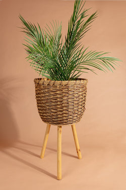 Carraig Donn Rattan Planter Large