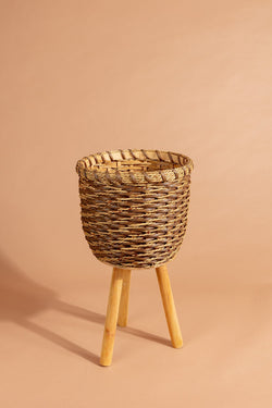 Carraig Donn Rattan Planter Medium