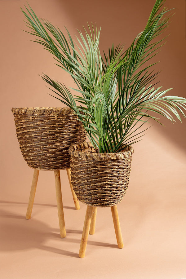 Carraig Donn Rattan Planter Medium