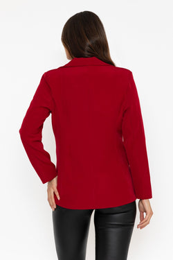 Carraig Donn Red Fitted Blazer