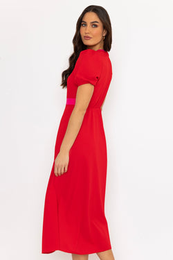 Carraig Donn Red Imelda Dress